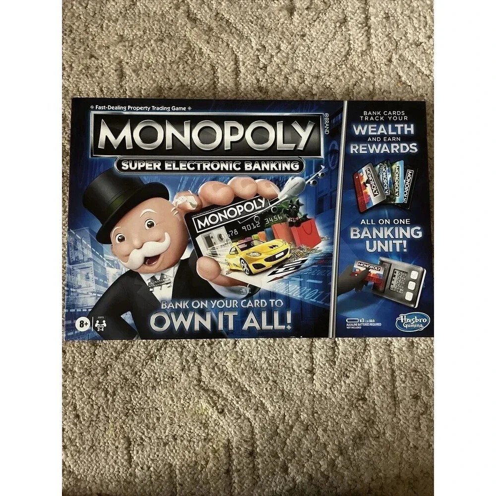 Monopoly Super Electronic Banking Board Game Complete EUC - Picture 2 of 3